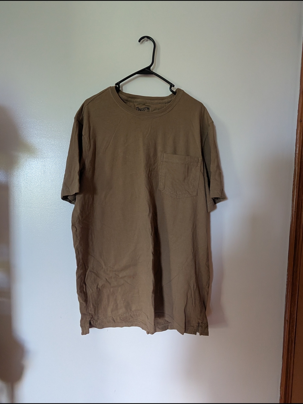 Duluth Trading Co Short-Sleeve Pocket Tee in Brown